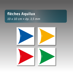 Flèche en aquilux 10*10cm